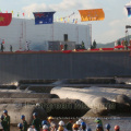 Flotante inflables bolsas de aire de goma marina